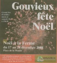 Affiche feu de Gouvieux (Oise) du 20 dcembre 08