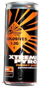 Attention boisson explosive