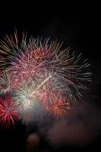 Festival pyrotechnique hippodrome d'Enghien les couleurs du val d'oise