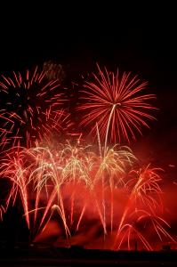 Festival pyrotechnique hippodrome d'Enghien les couleurs du val d'oise