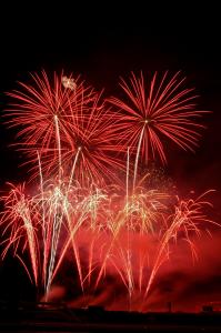 Festival pyrotechnique hippodrome d'Enghien les couleurs du val d'oise