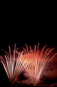 Festival pyrotechnique hippodrome d'Enghien les couleurs du val d'oise