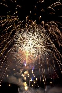 Festival pyrotechnique hippodrome d'Enghien les couleurs du val d'oise