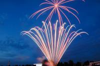 Festival pyrotechnique hippodrome d'Enghien les couleurs du val d'oise